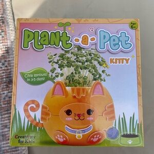Creativity for Kids Plant-a-Pet Kitty Planter - Orange